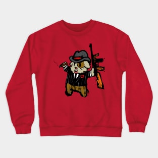 Guinea Pig Gangster Crewneck Sweatshirt